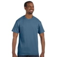 thumbnail image 1 of Hanes mens 6.1 oz. Tagless T-Shirt(5250)-Denim Blue-S, 1 of 4