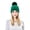 Green, variant on Women's Cozy Winter Knitted Satin Lined Beanies Soft Pom Pom Skull Ski Cap Beanie Hat (Wine Red)