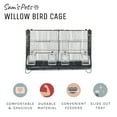 thumbnail image 2 of Willow 24'' Bird Cage In Black, 2 of 14