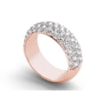 thumbnail image 3 of 2 Carat T.W. Diamond 14kt Rose Gold Wedding Band, 3 of 4