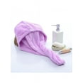 thumbnail image 2 of Microfiber Hair Drying Hat Dryer Absorbent Towel Shower Bath Wrap Cap, 2 of 2
