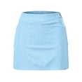 thumbnail image 7 of Athletic Skorts for Women High Waist Tummy Control Golf Tennis Skirts Summer Causal Solid Shorts with Pockets, M, 7 of 7