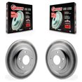 thumbnail image 1 of Genius Rear Coated Disc Brake Rotors Pair for Car Mitsubishi RVR Outlander Eclipse Cross PHEV Sport KG-100657, 1 of 9