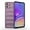 Purple, variant on Case for Galaxy A03,Luxury Heavy Duty 3D Striped Pattern Sensory Soft Anti Scratch Silicone Full Portection Shockproof Girls Women Phone Case for Samsung Galaxy A03,6.5 inch (Dark Blue)