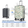 thumbnail image 6 of Daiia Daisies Flowers Luggage Cover, Thickened Washable Travel Luggage Covers, Elastic Unique Baggage Covers for 18-20 inch Luggage-Large, 6 of 9