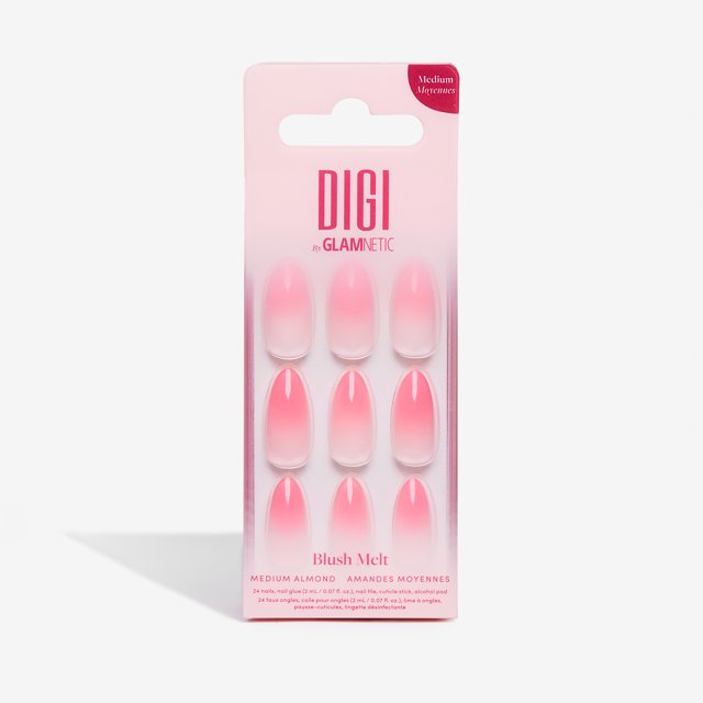 Faux ongles à coller Blush Melt Digi by Glamnetic