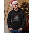 thumbnail image 2 of Storybook Style Xmas Cabin Hoodie Men -Image by Shutterstock, Male Small, 2 of 4