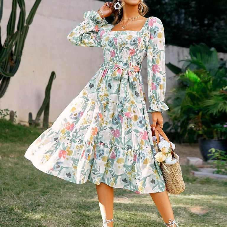 Chiffon work dresses outlet
