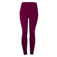 thumbnail image 1 of Leggings Sin Costuras Gimnasio Ropa Deportiva Pantalones De Entrenamiento De Yoga Medias De Fitness Rojo XL SM SunniMix Pantalones de entrenamiento para mujer, 1 of 8