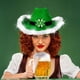 thumbnail image 1 of Fiudx Sombrero de San Patricio, Diseño de Terciopelo Verde con Luz, Accesorio Multiusos para Disfraz, Ideal para Fiestas, Adorno para El Árbol de Navidad, Día de San Patricio, Talla Única, 39 X 29 X, 1 of 6
