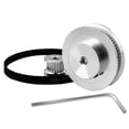 thumbnail image 5 of 3X 2Gt Synchronous Wheel 1:3 Reduction Transmission Pulley Pulley Model Mechanical Belt for 3D Printer - 200X8X8mm, 5 of 6