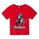 thumbnail image 3 of Camiseta de algodón hippie de Marvel Fashion Card Capitán América Spider-Man, camiseta de manga corta de verano para niños, camiseta informal de manga corta súper genial, 3 of 5