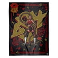 thumbnail image 5 of Black Bianca Belair 60" x 80" Raschel Plush Throw Blanket, 5 of 5