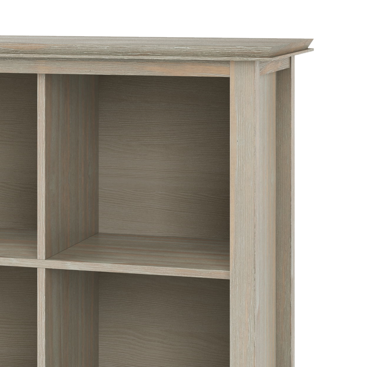 Brooklyn Max Holden Solid Wood 45, Distressed Shelving Unit