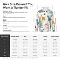 thumbnail image 4 of Yiaed Cute Dinosaurs Print Sun Shirts UPF 50+ Protection Hoodie Rash Guard Shirt UV Shirt Long Sleeve Fishing Outdoor Lightweightase-X-Large, 4 of 5