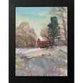 thumbnail image 2 of Calcasola, Stephen 15x18 Black Modern Framed Museum Art Print Titled - Historic Red Barn in Worthington Massachusetts, 2 of 5