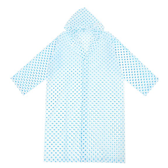 GETAJGHSD Emergency Raincoat Transparent Rain Ponchos for Adults EVA Waterproof 1Pack