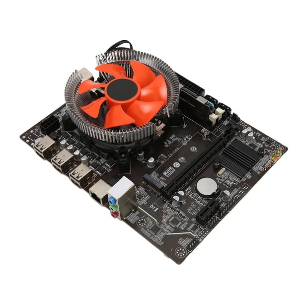 Placa Base ANGGREK Para Juegos X79 Con Luz Indicadora Dual CPU Combo Con Ventilador