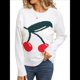 thumbnail image 1 of Suéteres de Punto Gruesos y Bonitos para Mujer, Modernos, con Estampado de en 3D, para Otoño e Invierno, Cálidos, con Cuello Redondo, Tops de Punto. L, 1 of 10
