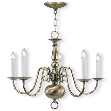 

Livex Lighting Williamsburgh 5 Light Chandelier
