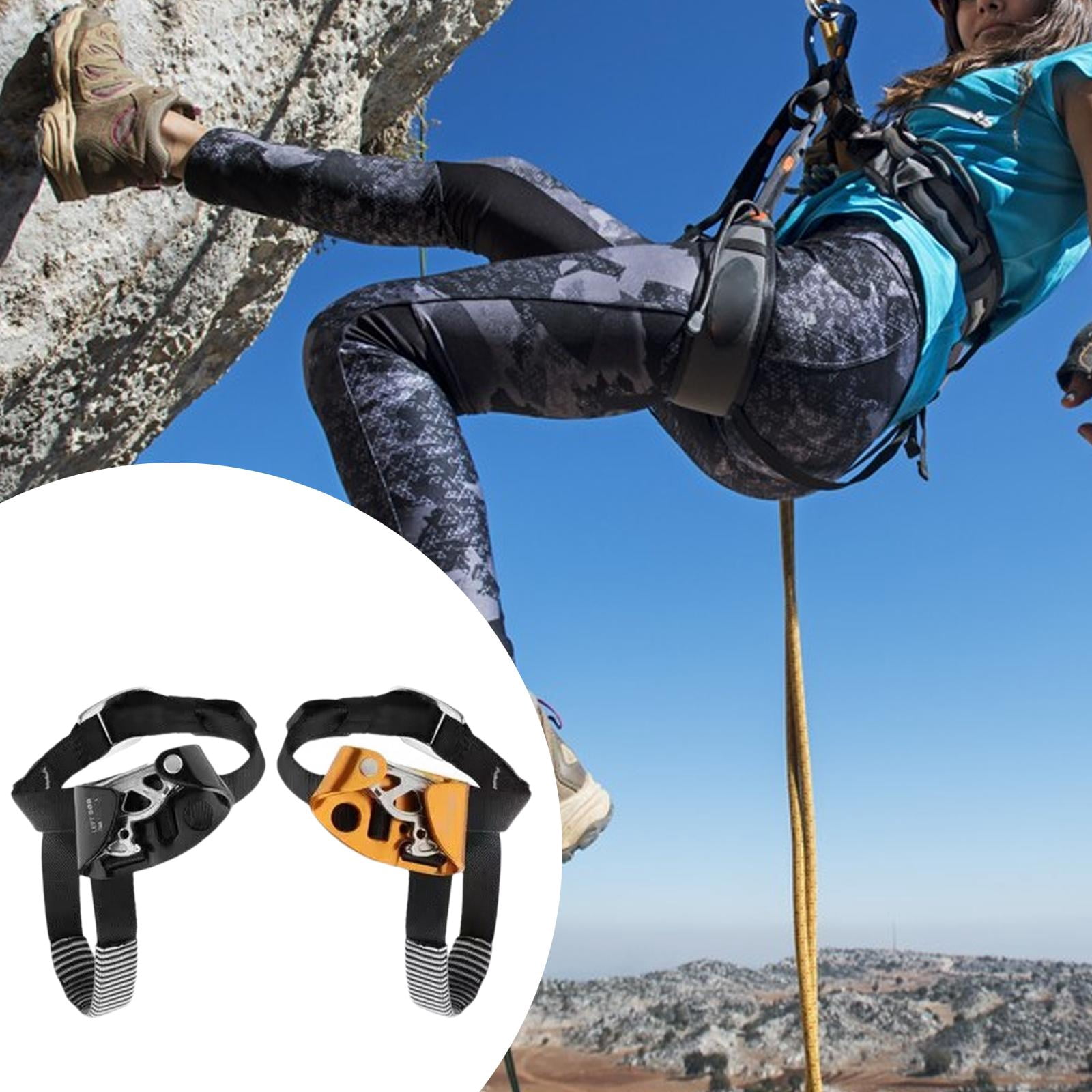 Wswqop Climbing Ascender Load (100 kg) Strength Accessories for Rock Climbing Emergency Right and Left