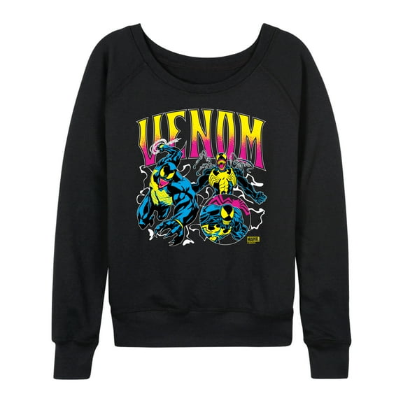 Marvel Venom - Neon - Women's French Terry Pullover Sweatshirt