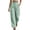 Mint Green, variant on Womens Wide Leg Chinos Pants with Pockets Comfy Loose High Waisted Elastic Button Palazzo Pants Casual Daily Solid Trousers Mint Green