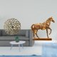 thumbnail image 2 of Escultura De Caballo De Metal Rústico Para Pared, Decoración Artística, Estatua De Animal De Hierro Forjado, Placa Colgante 3D, Figuras De Resina Grabadas Para Oficina, Sala De Estar,, 2 of 8
