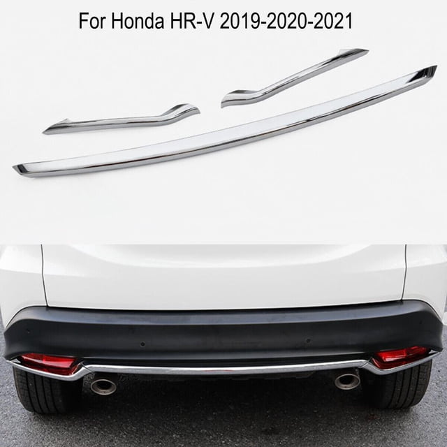 Bande de Protection Arrière Chromée pour Honda HRV HR-V 19-2020