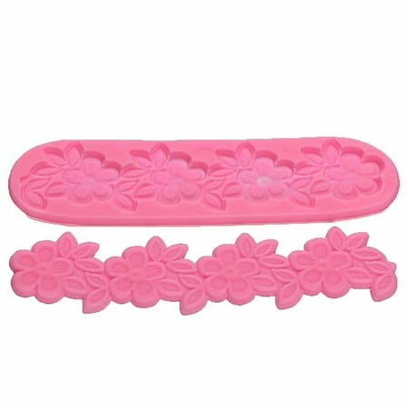 

Cake Molds Cake Silicone Mold Silicon Mold Cake DIY Lace Mold Silicone Fondant Mould Cake Decor Sugar Craft Mat Baking ToolPink