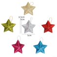 thumbnail image 2 of 6pcs Glitter Mini Pendant Star Christmas Tree Hanging Decorations Xmas Ornament, 2 of 4