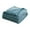 Blue, variant on openpig Throw Blanket for Couch with Jacquard Pattern, Cozy Lightweight Fleece Blankets, Fuzzy Soft Cozy Exquisite Blankets for All Season, Warm and Fluffy, 39.37x59.06 Inch, Coffee