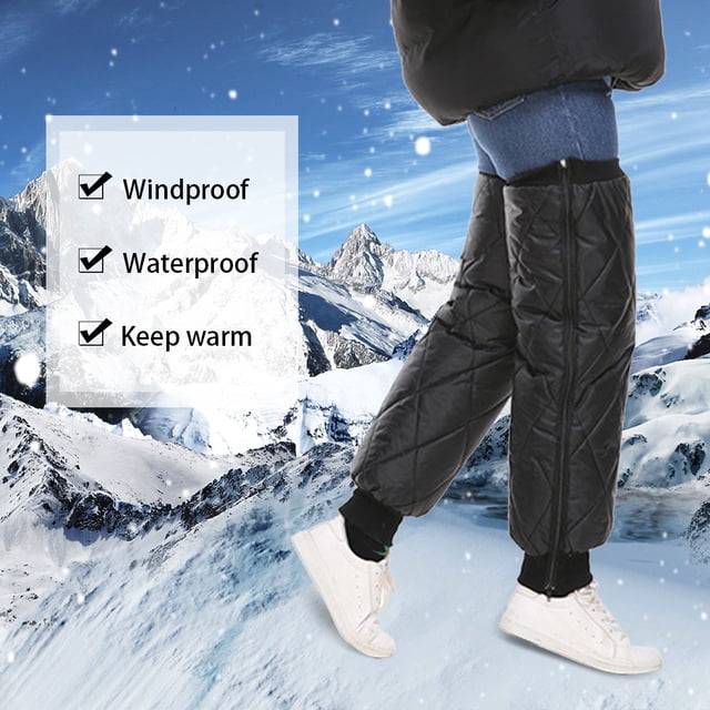 1 par de mallas de invierno a prueba de viento para hombre rodilleras parabrisas motocicleta rodilleras de coche eléctrico