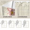 thumbnail image 3 of Colorful Flowers Kitchen Window Curtains, Swag Curtains Valance for Bedroom Living Room Bathroom, Spring Botanical Wild Florals Herbs Rod Pocket Window Treatment Curtain Block Drapes 2 Panels 36"x36", 3 of 9