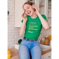 thumbnail image 2 of Turkey Gravy Stuffing Corn Women Kelly Green T-Shirt, Female XX-Large, 2 of 4