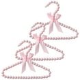 thumbnail image 1 of OULII Pink Small Hangers for Kids Clothes 3Pcs, 1 of 8