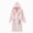 R253-Pink, variant on NOLDARES Boys' Hooded Bathrobe Kids Plush Fuzzy Fleece Robe Teen boy Soft Spa Robe Girls Sleepwear pajamas Toddler Nightgown,Pink,2-4 Y