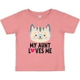 thumbnail image 3 of Inktastic My Aunt Loves Me Niece Cat Girls Baby T-Shirt, 3 of 5