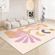 thumbnail image 4 of Alfombra decorativa abstracta de estilo japonés para sala de estar de gran tamaño, gruesa y suave, para habitación de niños, resistente a la suciedad, 4 of 5