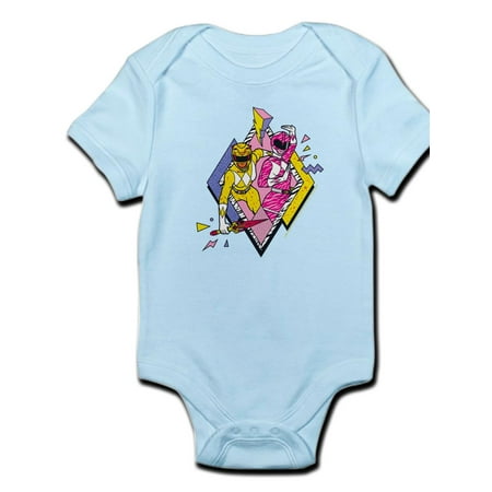 

CafePress - Power Rangers Yellow Ranger And Pink - Baby Light Bodysuit