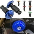 thumbnail image 2 of Pair Handlebar Grips 7/8'' Motorcycle Dirt Bike Handle Bar End Cap Plugs Slider, 2 of 3