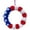 C, variant on Elegant Design With Layered Burlap, Stars & Flag Accents, Weather-Resistant & Reusable, Ideal for Indoor/Outdoor Holiday Festivities Red, White & Blue Stars, Stripes & Miniature Flags