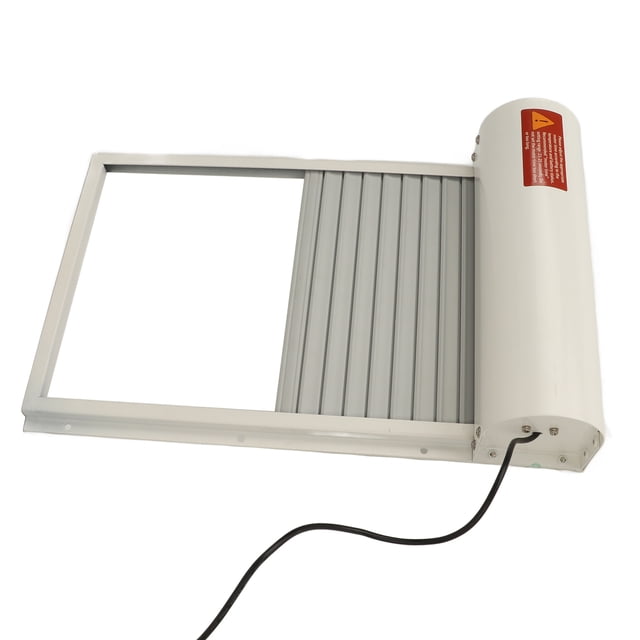 Solar Powered Automatic Chicken Coop Door, Metal Auto Coop Opener with Timer, Light Senor and Remote Control Multi Modes Battery Operated Electric Poultry Coop Door for Home