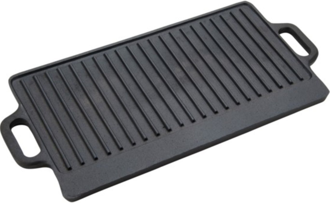 Rectangular Double Griddle Mexican Style Comal de Fierro Tortilla