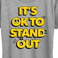 thumbnail image 3 of Instant Message - Okay To Stand Out - Women's Short Sleeve Graphic T-Shirt, 3 of 6