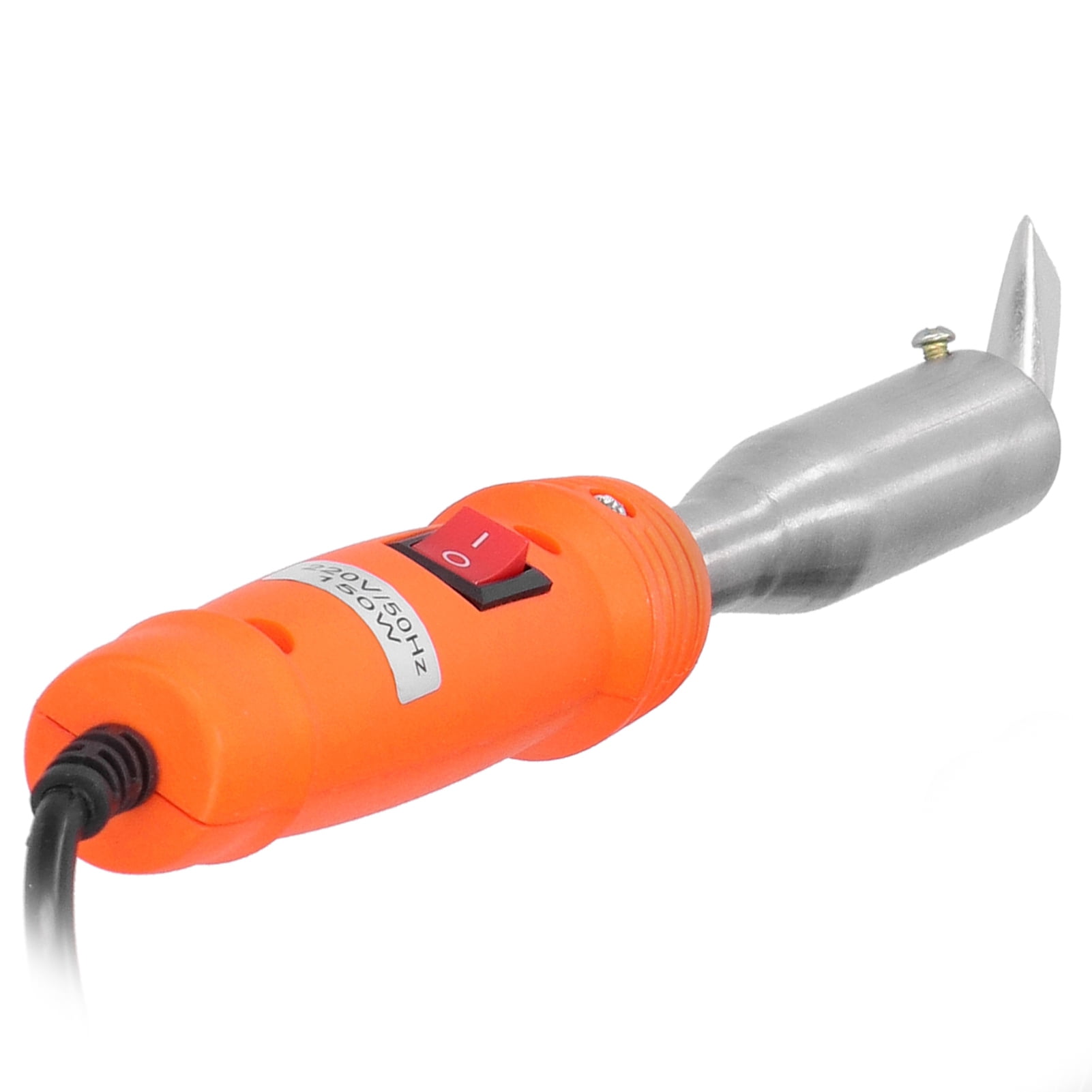 Suodoka 150W 220V Electric Soldering Iron with Elbow Tip & Power Switch, Heat-Resisting Handle Repair Tool, Orange/Silver, 12.0 in / 30.5 cm