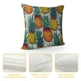 thumbnail image 4 of COMIO  Pineapple Throw Pillow Cover Colorful Seamless Pattern with Pineapples Decorative Rectangular Pillowcase for Sofa and Bed Couch, 4 of 5