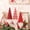 Red, variant on Christmas Dolls 3 Pack, Wuztai Striped Faceless Santa Claus Decorations DIY Toy, Xmas Tree Ornament for Home Hotel Office Holiday Party Decoration, Green