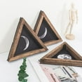 thumbnail image 4 of Clearance! Rustic Moon Phases Decor Set Of 3 Wooden Moon Sign Framed Prints Hanging For Apart Bedroom Living Room Decorations Photo Props, 4 of 6