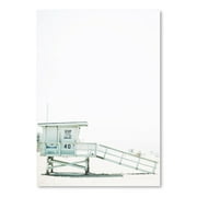 Americanflat Lifeguard Tower by Tanya Shumkina Poster Art Print